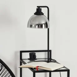Lampe de table Morzine Noir, 1 lumière