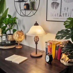 Lampe de table Mosquerito Rouille, 2 lumières