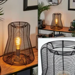 Lampe de table Oravi Noir, 1 lumière