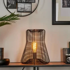 Lampe de table Oravi Noir, 1 lumière