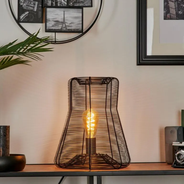 Lampe de table Oravi Noir, 1 lumière
