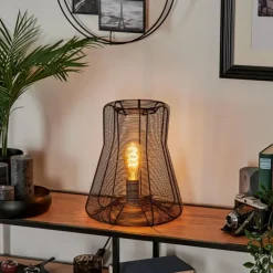 Lampe de table Oravi Noir, 1 lumière