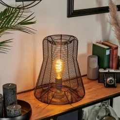 Lampe de table Oravi Noir, 1 lumière