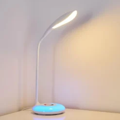 Lampe de table Paphos LED Blanc, 1 lumière, Changeur de couleurs