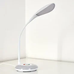 Lampe de table Paphos LED Blanc, 1 lumière, Changeur de couleurs