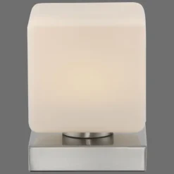 Lampe de table Paul Neuhaus DADOA LED Acier brossé, 1 lumière