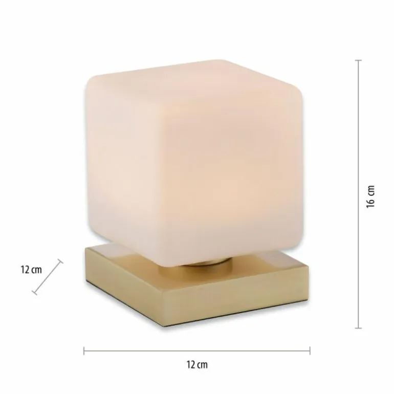 Lampe de table Paul Neuhaus DADOA LED Laiton, 1 lumière