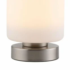 Lampe de table Paul Neuhaus BOTA LED Acier brossé, 1 lumière