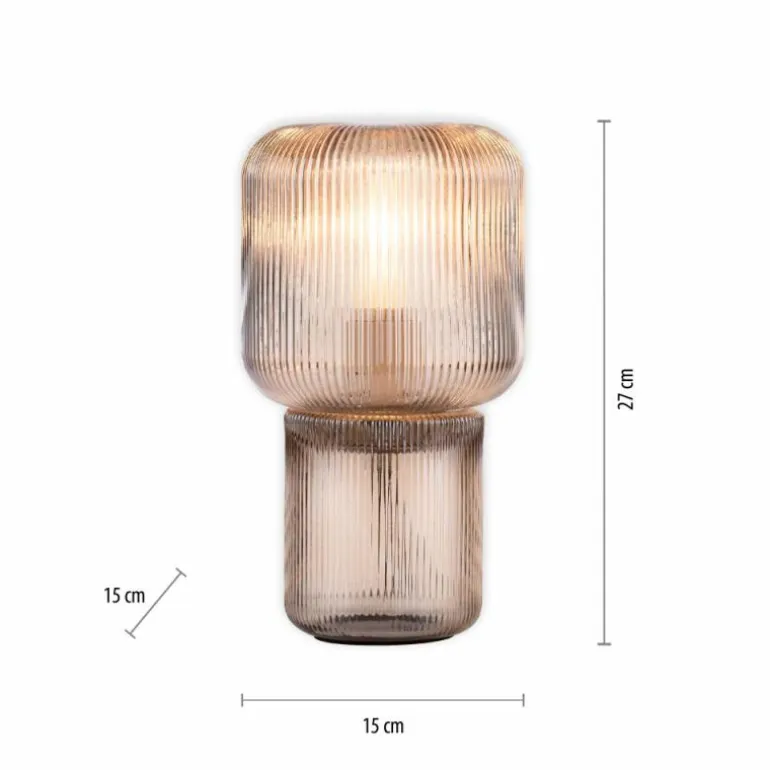 Lampe de table Paul Neuhaus MASHI Ambre, 1 lumière