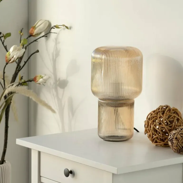 Lampe de table Paul Neuhaus MASHI Ambre, 1 lumière