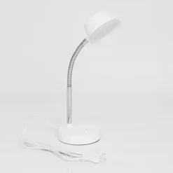 Lampe de table Pineda LED Chrome, Blanc, 1 lumière
