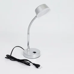 Lampe de table Pineda LED Chrome, 1 lumière