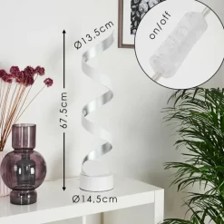 Lampe de table Pitasch LED Blanc, 1 lumière