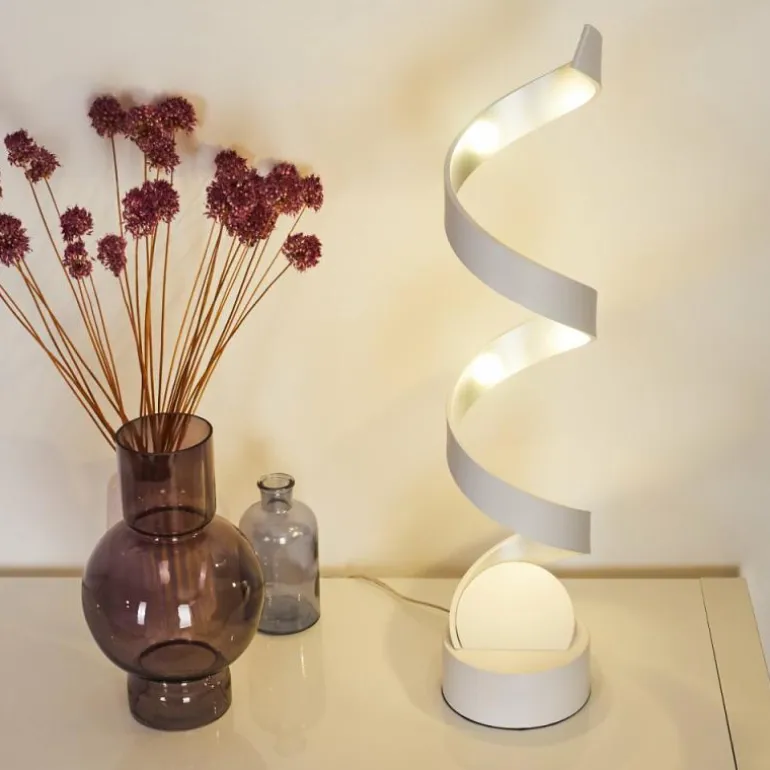 Lampe de table Pitasch LED Blanc, 1 lumière