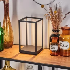 Lampe de table Ranquile LED Noir, 2 lumières