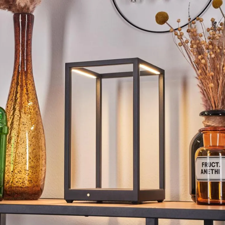 Lampe de table Ranquile LED Noir, 2 lumières