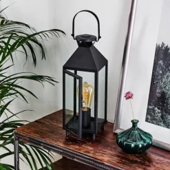 Lampe de table Raupunga Noir, 1 lumière