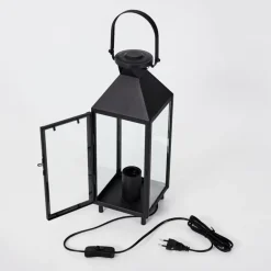 Lampe de table Raupunga Noir, 1 lumière