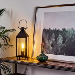 Lampe de table Raupunga Noir, 1 lumière