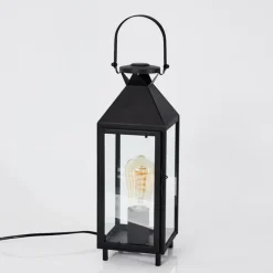 Lampe de table Raupunga Noir, 1 lumière
