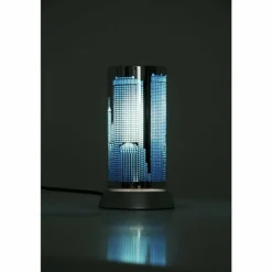 Lampe de table Reality Bleu, Chrome, 1 lumière
