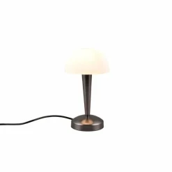 Lampe de table Reality CANARIA LED Chrome, Noir, 1 lumière