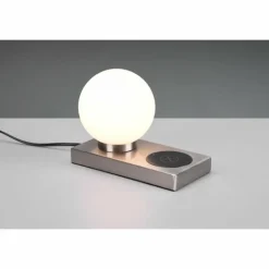 Lampe de table Reality Chloe Nickel mat, 1 lumière