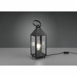 Lampe de table Reality Farola LED Noir, 1 lumière
