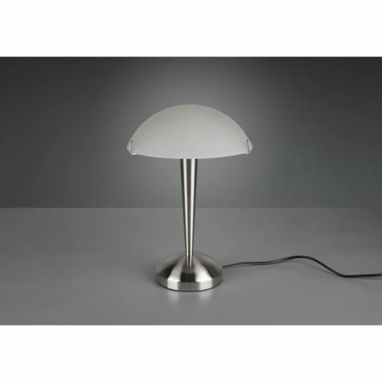 Lampe de table Reality Pilz 2 Nickel mat, 1 lumière