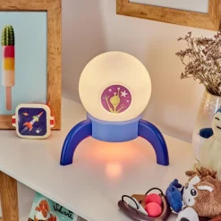 Lampe de table Rougemont LED Bleu, 1 lumière