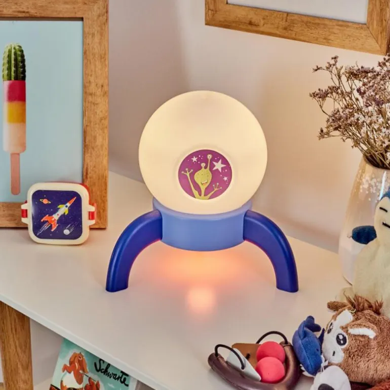 Lampe de table Rougemont LED Bleu, 1 lumière