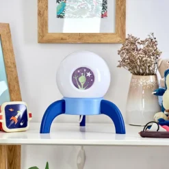 Lampe de table Rougemont LED Bleu, 1 lumière