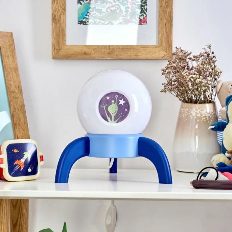 Lampe de table Rougemont LED Bleu, 1 lumière
