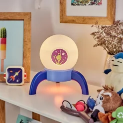 Lampe de table Rougemont LED Bleu, 1 lumière