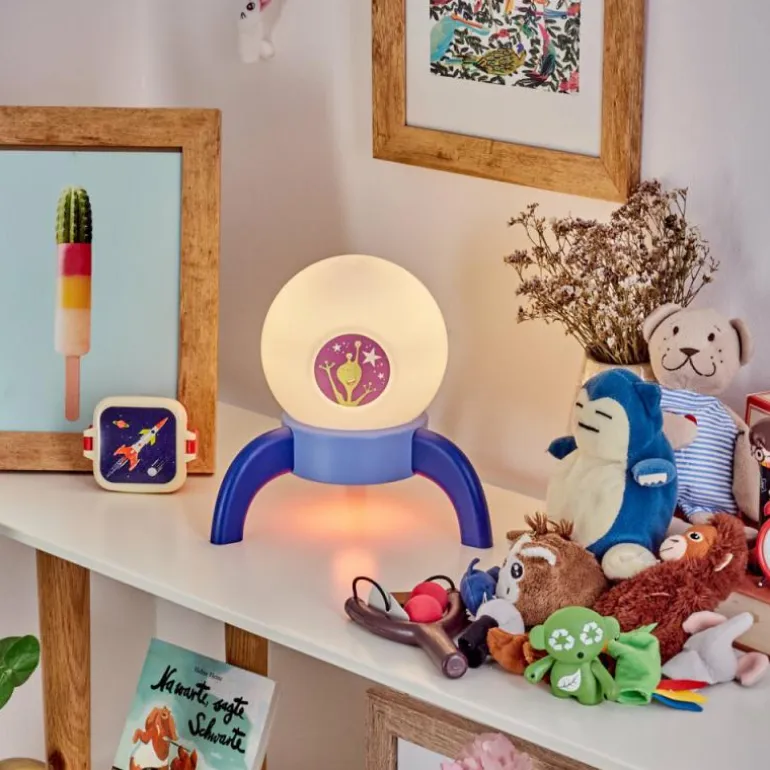 Lampe de table Rougemont LED Bleu, 1 lumière
