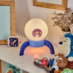 Lampe de table Rougemont LED Bleu, 1 lumière
