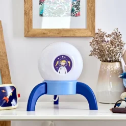 Lampe de table Rougemont LED Bleu, 1 lumière