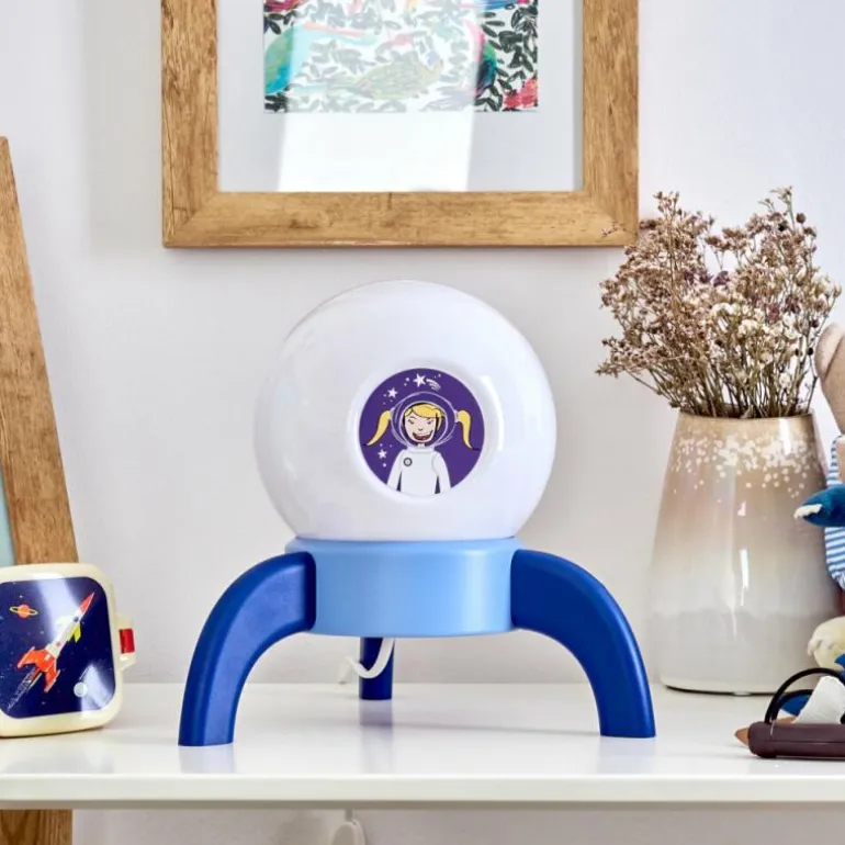Lampe de table Rougemont LED Bleu, 1 lumière