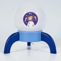Lampe de table Rougemont LED Bleu, 1 lumière