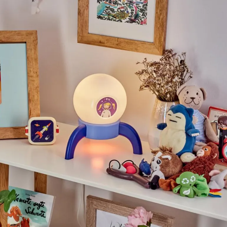 Lampe de table Rougemont LED Bleu, 1 lumière