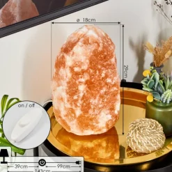 Lampe de table Sansou Rose, Blanc, 1 lumière
