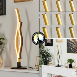 Lampe de table Serlande LED Noir, 1 lumière