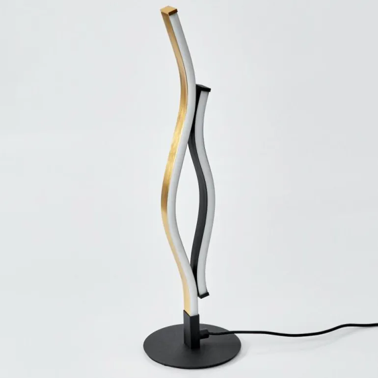 Lampe de table Serlande LED Noir, 1 lumière