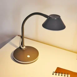Lampe de table Shreveport LED Anthracite, Blanc, 1 lumière