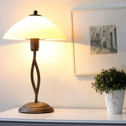 Lampe de table Steinhauer CAPRI Bronze, 1 lumière
