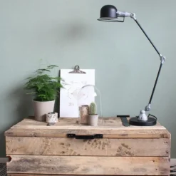 Lampe de table Steinhauer Darvin Gris, Noir, 1 lumière
