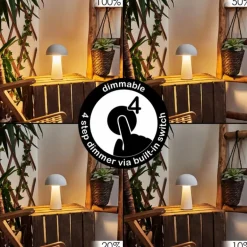 Lampe de table Telve LED Blanc, 1 lumière