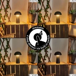 Lampe de table Telve LED Blanc, 1 lumière
