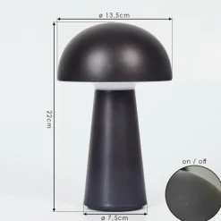 Lampe de table Telve LED Blanc, 1 lumière