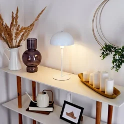 Lampe de table Tom Blanc, 1 lumière